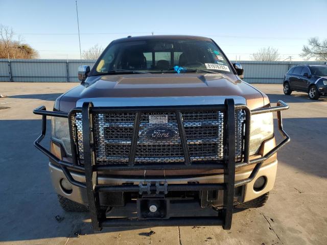 1FTFW1ET9BKD47139 - 2011 FORD F150 SUPERCREW BROWN photo 5