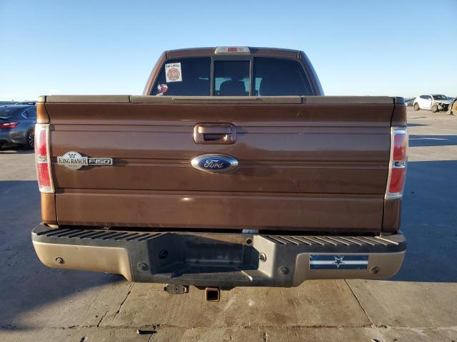 1FTFW1ET9BKD47139 - 2011 FORD F150 SUPERCREW BROWN photo 6