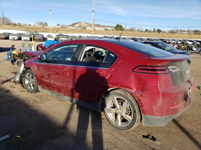 1G1RD6E43BU103654 - 2011 CHEVROLET VOLT RED photo 2