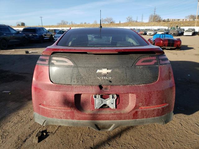 1G1RD6E43BU103654 - 2011 CHEVROLET VOLT RED photo 6