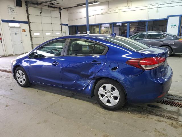 3KPFK4A71JE176121 - 2018 KIA FORTE LX BLUE photo 2