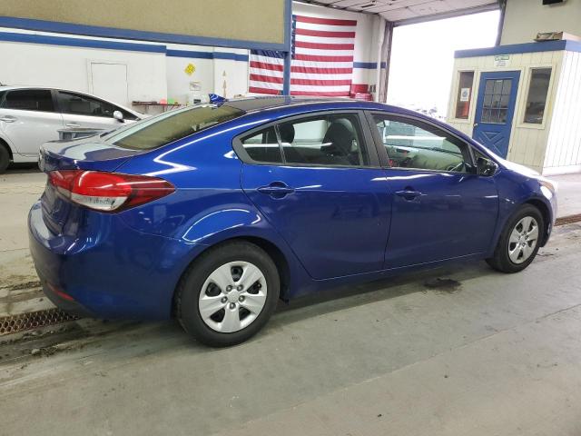 3KPFK4A71JE176121 - 2018 KIA FORTE LX BLUE photo 3