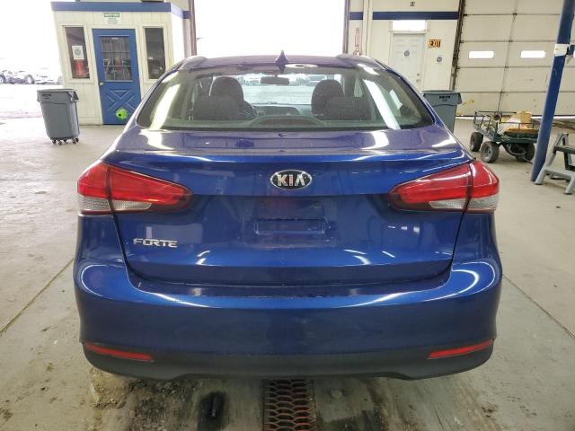 3KPFK4A71JE176121 - 2018 KIA FORTE LX BLUE photo 6