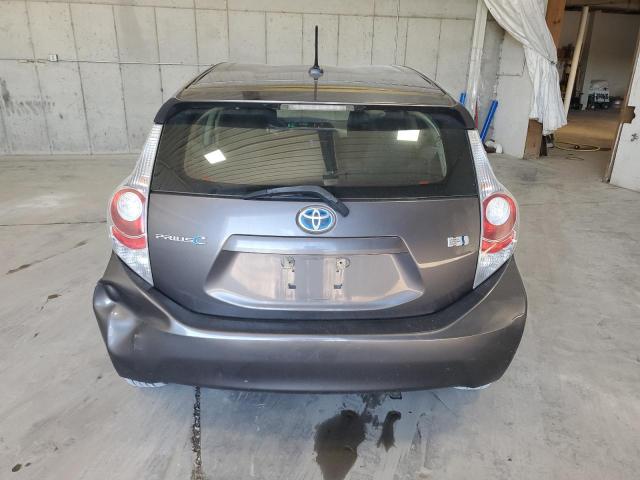 JTDKDTB36C1514813 - 2012 TOYOTA PRIUS C GRAY photo 6