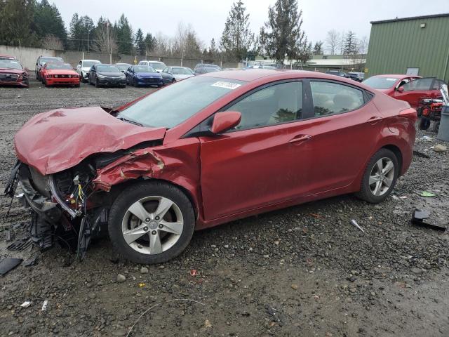 KMHDH4AE3DU721693 - 2013 HYUNDAI ELANTRA GLS RED photo 1