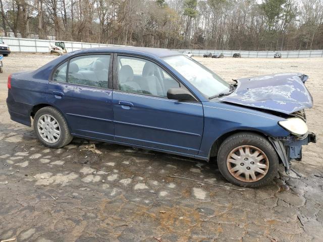 2HGES16584H517347 - 2004 HONDA CIVIC LX BLUE photo 4