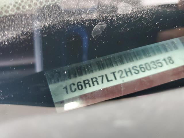 1C6RR7LT2HS603518 - 2017 RAM 1500 SLT MAROON photo 12