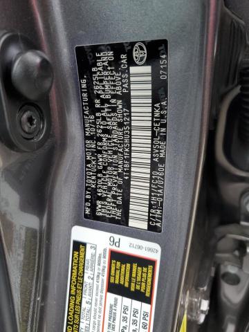 4T1BF1FK5HU351217 - 2017 TOYOTA CAMRY LE 石墨色 照片 12