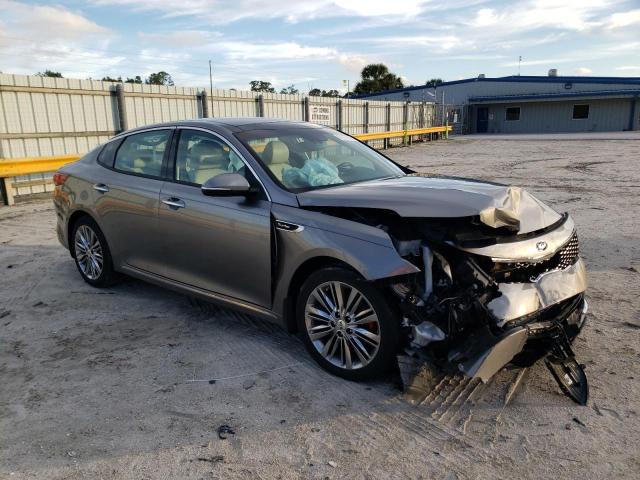 5XXGV4L22JG181669 - 2018 KIA OPTIMA SXL SILVER photo 4