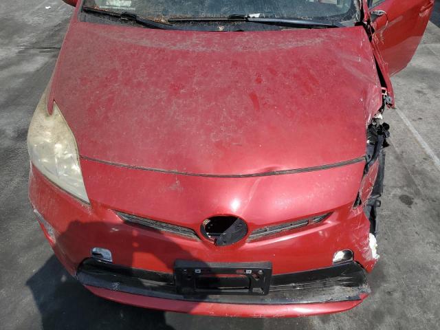 JTDKN3DUXF0405865 - 2015 TOYOTA PRIUS 红色 照片 11