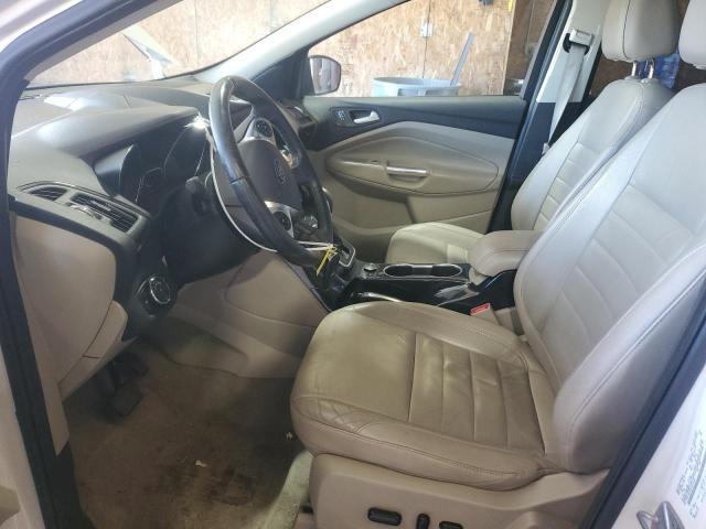 1FMCU9JX2EUB70356 - 2014 FORD ESCAPE TITANIUM WHITE photo 7