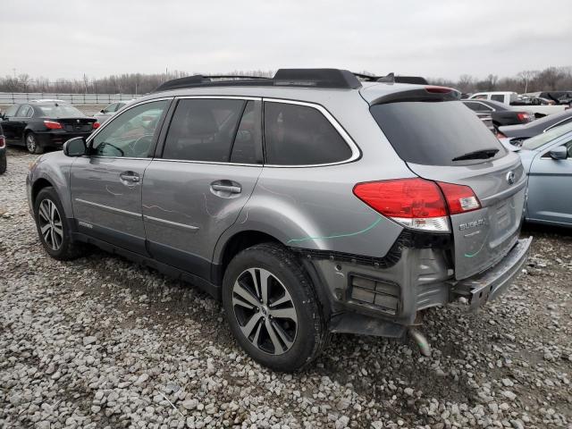 4S4BREKC3B2389657 - 2011 SUBARU OUTBACK 3.6R LIMITED GRAY photo 2