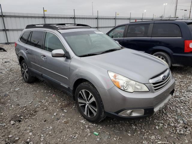 4S4BREKC3B2389657 - 2011 SUBARU OUTBACK 3.6R LIMITED GRAY photo 4