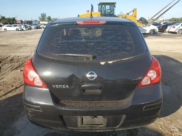 3N1BC1CP8AL454244 - 2010 NISSAN VERSA S BLACK photo 6