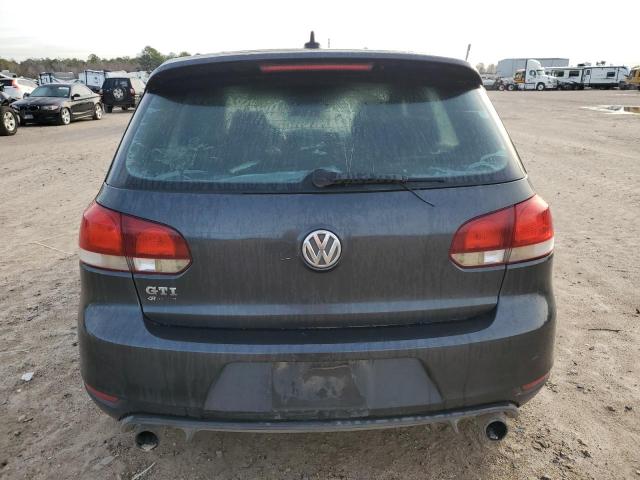 WVWHV7AJ8AW278924 - 2010 VOLKSWAGEN GTI GRAY photo 6