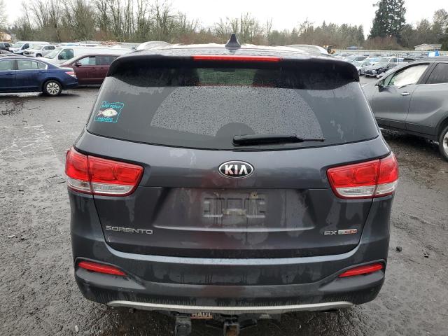 5XYPHDA1XGG049913 - 2016 KIA SORENTO EX BLUE photo 6