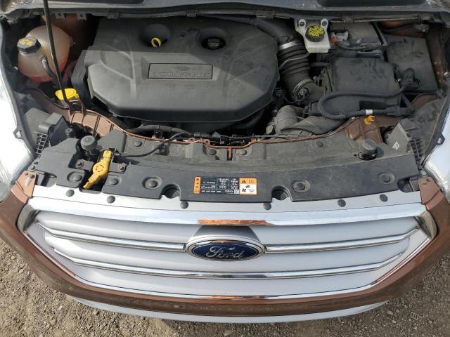 1FMCU9G92HUB83475 - 2017 FORD ESCAPE SE BROWN photo 12