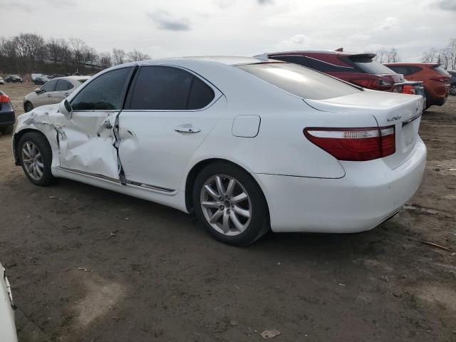 JTHBL46F175040795 - 2007 LEXUS LS 460 WHITE photo 2