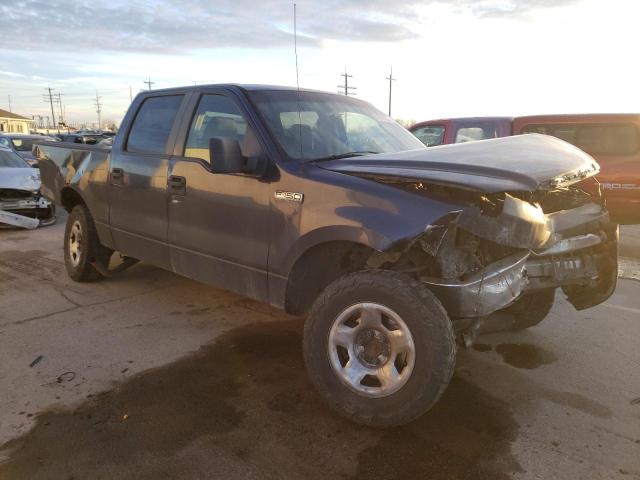 1FTPW14588FB59883 - 2008 FORD F150 SUPERCREW BLUE photo 4