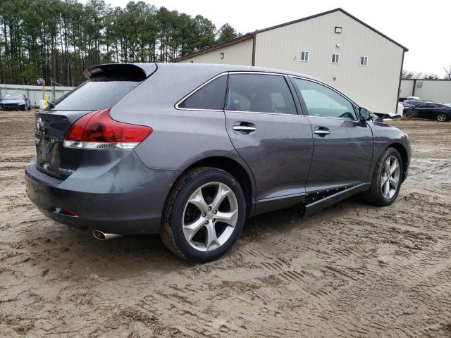 4T3BK3BB5EU099372 - 2014 TOYOTA VENZA LE GRAY photo 3