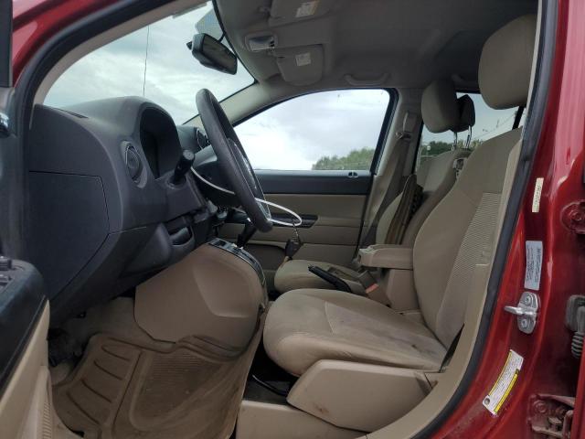 1C4NJCBA9GD753586 - 2016 JEEP COMPASS SPORT RED photo 7