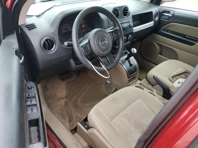 1C4NJCBA9GD753586 - 2016 JEEP COMPASS SPORT RED photo 8