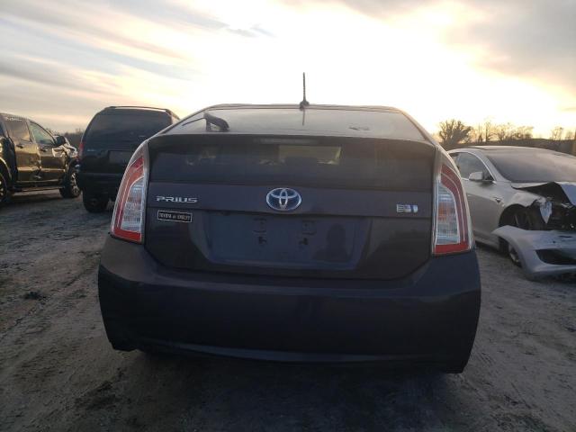 JTDKN3DU1D1657821 - 2013 TOYOTA PRIUS GRAY photo 6