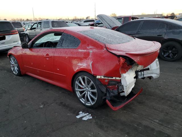 JNKCV64E38M107831 - 2008 INFINITI G37 BASE RED photo 2