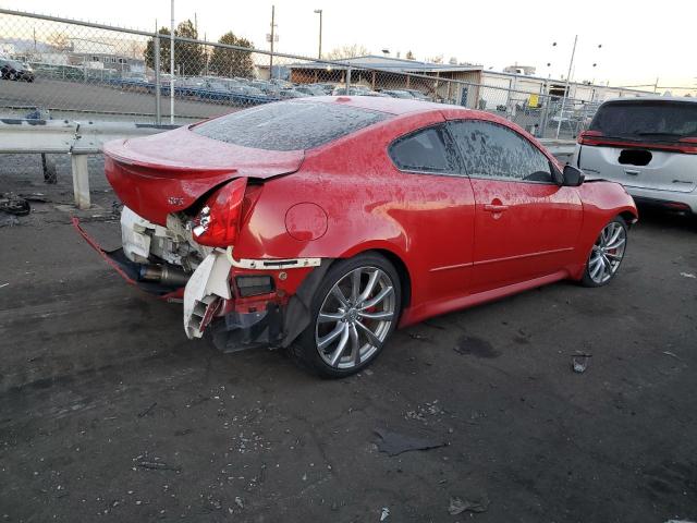 JNKCV64E38M107831 - 2008 INFINITI G37 BASE RED photo 3