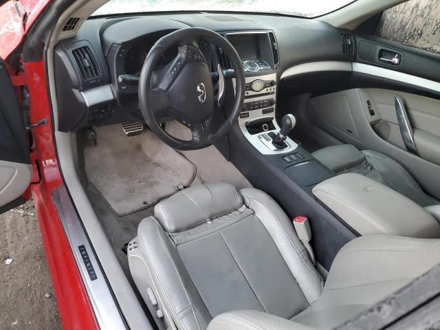 JNKCV64E38M107831 - 2008 INFINITI G37 BASE RED photo 8