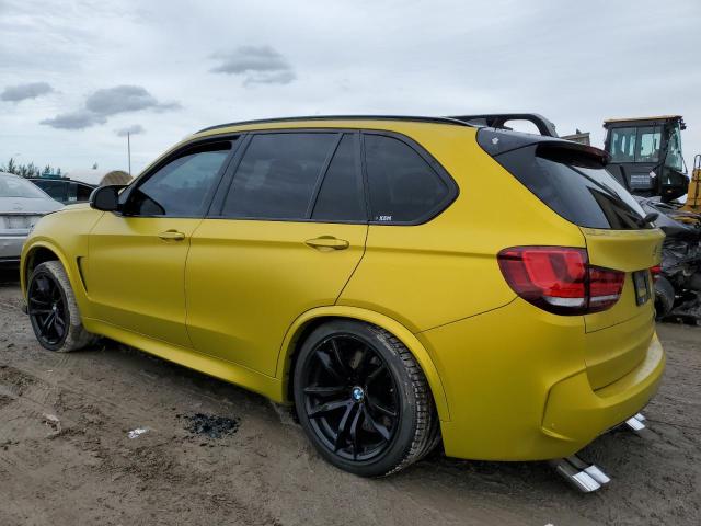 5YMKT6C51G0R77692 - 2016 BMW X5 M YELLOW photo 2