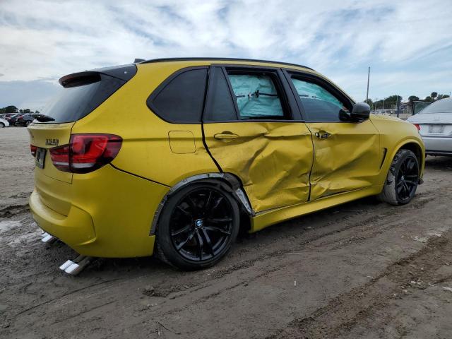 5YMKT6C51G0R77692 - 2016 BMW X5 M YELLOW photo 3