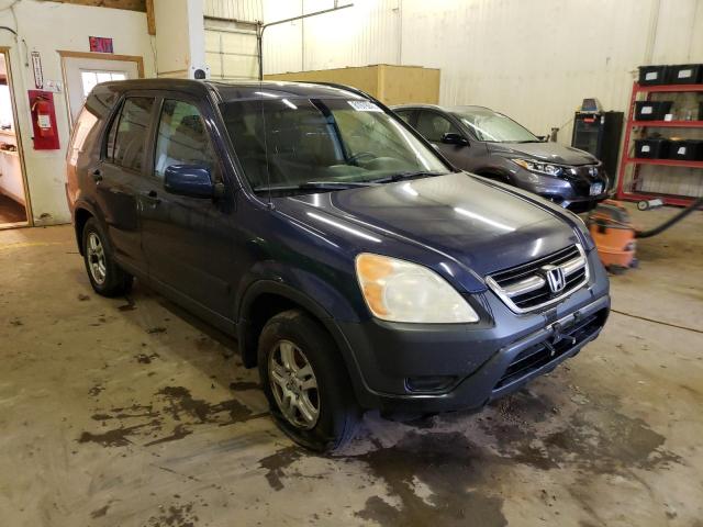 SHSRD78823U135543 - 2003 HONDA CR-V EX BLUE photo 4