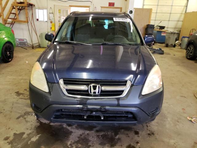 SHSRD78823U135543 - 2003 HONDA CR-V EX BLUE photo 5