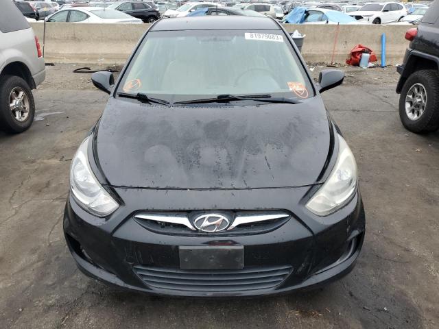 KMHCT4AE4DU400336 - 2013 HYUNDAI ACCENT GLS BLACK photo 5