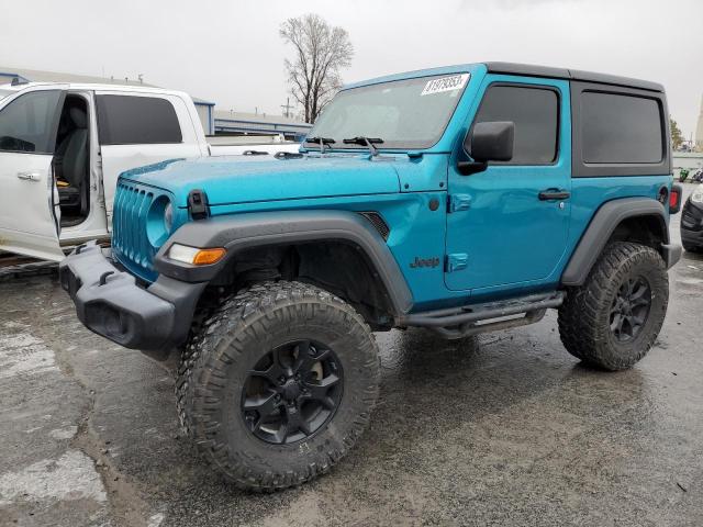 1C4GJXAG5KW638924 - 2019 JEEP WRANGLER SPORT TEAL photo 1