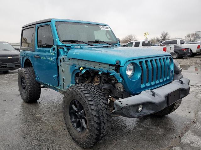 1C4GJXAG5KW638924 - 2019 JEEP WRANGLER SPORT TEAL photo 4