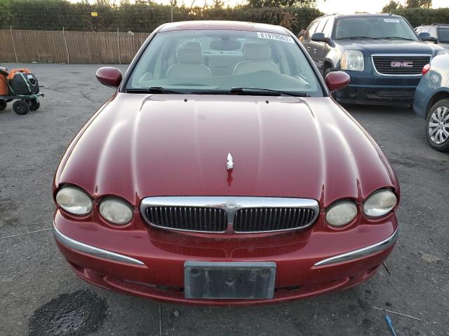 SAJEA51C92WC59700 - 2002 JAGUAR X-TYPE 3.0 RED photo 5