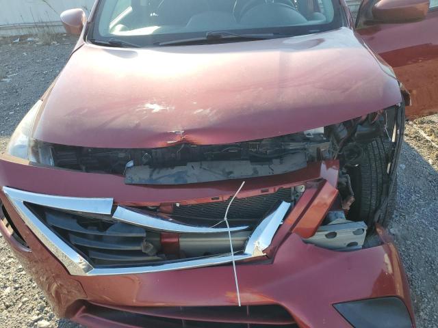 3N1CN7AP0HL885059 - 2017 NISSAN VERSA S RED photo 11