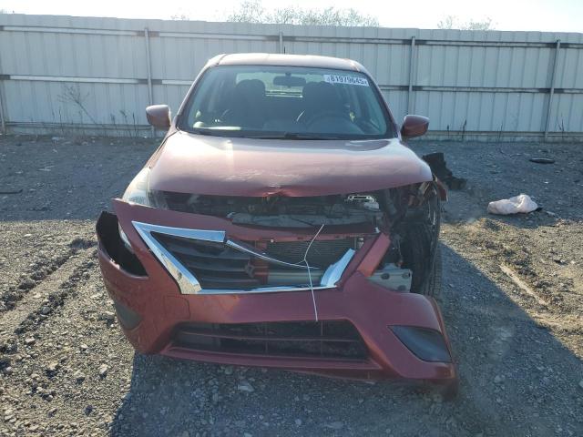 3N1CN7AP0HL885059 - 2017 NISSAN VERSA S RED photo 5