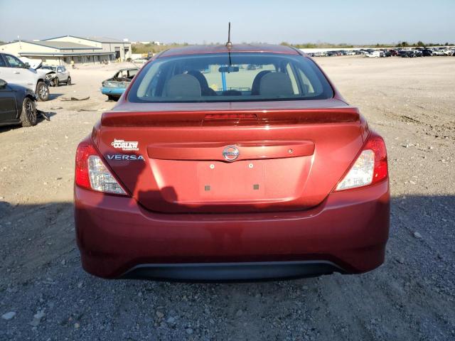 3N1CN7AP0HL885059 - 2017 NISSAN VERSA S RED photo 6