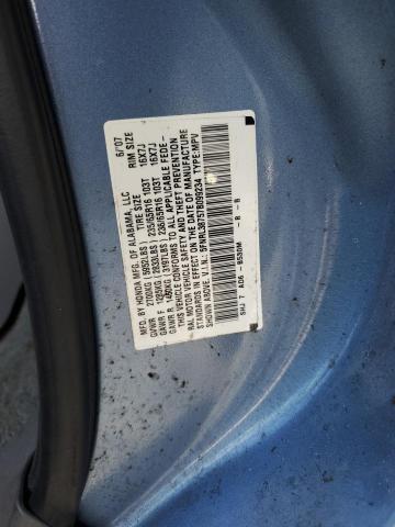 5FNRL38757B099234 - 2007 HONDA ODYSSEY EXL Azul foto 13