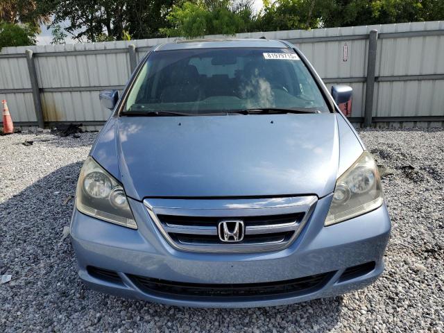 5FNRL38757B099234 - 2007 HONDA ODYSSEY EXL Azul foto 5