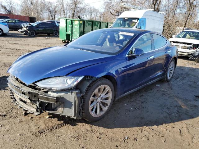 5YJSA1E26GF134092 - 2016 TESLA MODEL S ლურჯი ფოტო 1