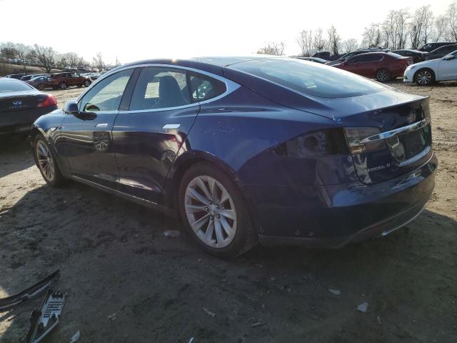 5YJSA1E26GF134092 - 2016 TESLA MODEL S ლურჯი ფოტო 2