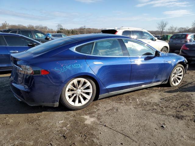 5YJSA1E26GF134092 - 2016 TESLA MODEL S ლურჯი ფოტო 3