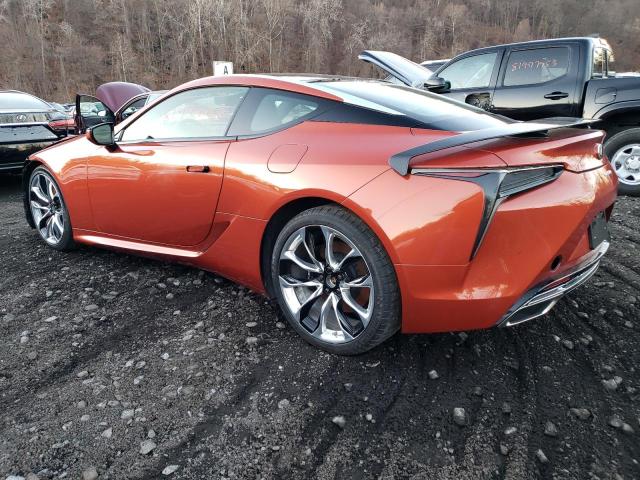 JTHLP5AY5PA106716 - 2023 LEXUS LC 500 ORANGE photo 2