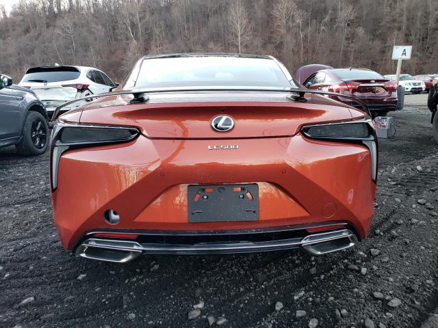 JTHLP5AY5PA106716 - 2023 LEXUS LC 500 ORANGE photo 6