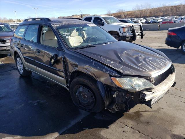 4S4BP60C487303234 - 2008 SUBARU OUTBACK BROWN photo 4