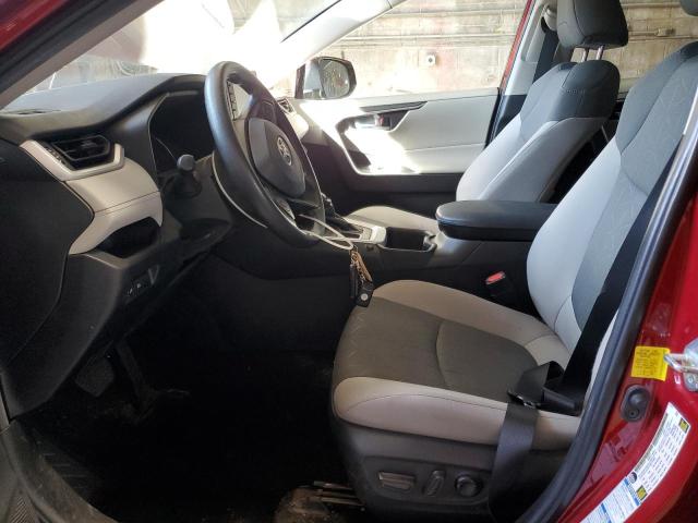 2T3P1RFV9NW250245 - 2022 TOYOTA RAV4 XLE RED photo 7